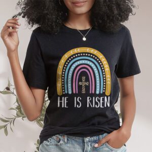 He Is Risen Rainbow Leopard Happy Easter Day Christian Jesus T Shirt 1 2