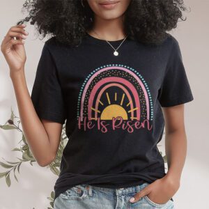 He Is Risen Rainbow Leopard Happy Easter Day Christian Jesus T Shirt 1 6