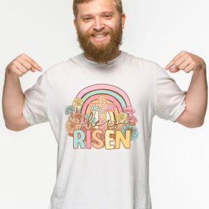 He Is Risen Rainbow Leopard Happy Easter Day Christian Jesus T Shirt 2 4