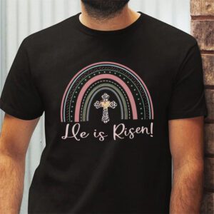 He Is Risen Rainbow Leopard Happy Easter Day Christian Jesus T Shirt 2 9
