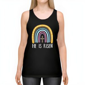 He Is Risen Rainbow Leopard Happy Easter Day Christian Jesus Tank Top 2 2