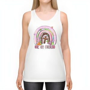 He Is Risen Rainbow Leopard Happy Easter Day Christian Jesus Tank Top 2 3