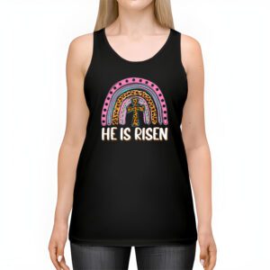 He Is Risen Rainbow Leopard Happy Easter Day Christian Jesus Tank Top 2 7