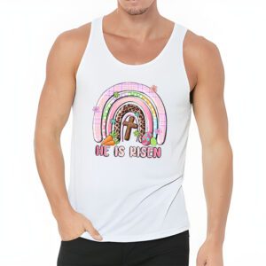 He Is Risen Rainbow Leopard Happy Easter Day Christian Jesus Tank Top 3 3