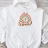 He is Risen Jesus Christian Happy Easter Floral Wreath Women Hoodie
