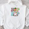 Hip Hop Easter Shirt Women Girls Leopard Print Plaid Bunny Hoodie