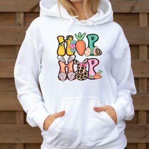 Hip Hop Easter Shirt Women Girls Leopard Print Plaid Bunny Hoodie 3 10