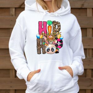 Hip Hop Easter Shirt Women Girls Leopard Print Plaid Bunny Hoodie 3 7