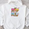 Hip Hop Easter Shirt Women Girls Leopard Print Plaid Bunny Hoodie