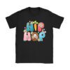 Hip Hop Easter Shirt Women Girls Leopard Print Plaid Bunny T-Shirt