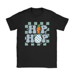 Hip Hop Easter Shirt Women Girls Leopard Print Plaid Bunny T-Shirt