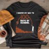 Hooped My Way 100 Days School Basketball 100th Day Boys Kids Longsleeve Tee