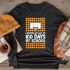 Hooped My Way 100 Days School Basketball 100th Day Boys Kids Longsleeve Tee