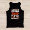 Hooped My Way 100 Days School Basketball 100th Day Boys Kids Tank Top