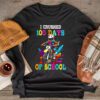 I Crushed 100 Days Of School Dirt Bike For Boys Longsleeve Tee