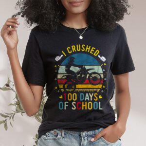 I Crushed 100 Days Of School Dirt Bike For Boys T Shirt 1 3