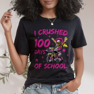 I Crushed 100 Days Of School Dirt Bike For Boys T Shirt 1 4