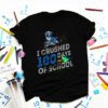 I Crushed 100 Days Of School Dirt Bike For Boys T-Shirt