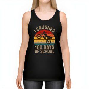 I Crushed 100 Days Of School Dirt Bike For Boys Tank Top 2 2