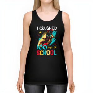 I Crushed 100 Days Of School Dirt Bike For Boys Tank Top 2 5