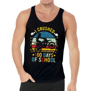 I Crushed 100 Days Of School Dirt Bike For Boys Tank Top 3 3
