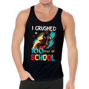 I Crushed 100 Days Of School Dirt Bike For Boys Tank Top 3 5