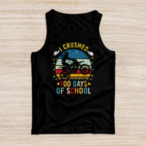 I Crushed 100 Days Of School Dirt Bike For Boys Tank Top