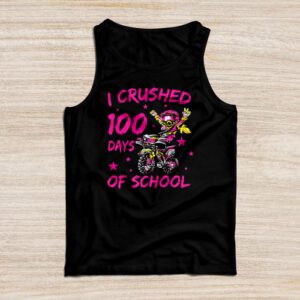 I Crushed 100 Days Of School Dirt Bike For Boys Tank Top
