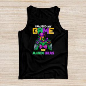 I Paused My Game For Mardi Gras Video Game Mardi Gras Tank Top