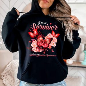 Im A Survivor Heart Disease Awareness Month Hoodie 1 3