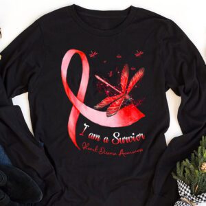 Im A Survivor Heart Disease Awareness Month Longsleeve Tee 1