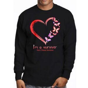 Im A Survivor Heart Disease Awareness Month Longsleeve Tee 3 1