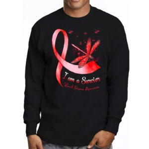 Im A Survivor Heart Disease Awareness Month Longsleeve Tee 3