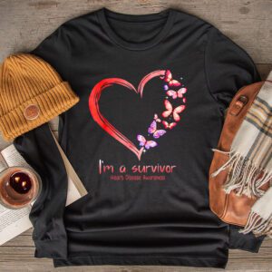 I’m A Survivor Heart Disease Awareness Month Longsleeve Tee