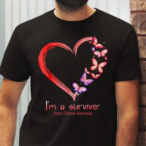 Im A Survivor Heart Disease Awareness Month T Shirt 2 1