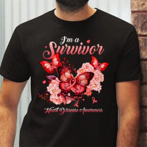 Im A Survivor Heart Disease Awareness Month T Shirt 2 3