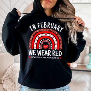 In February We Wear Red Heart Disease Awareness Hoodie 1 6