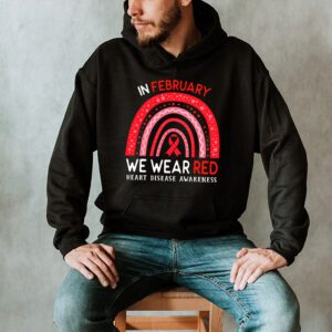 In February We Wear Red Heart Disease Awareness Hoodie 2 2