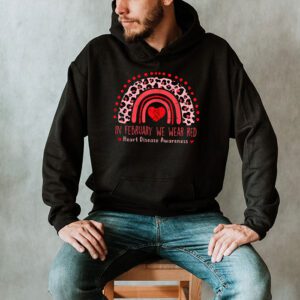 In February We Wear Red Heart Disease Awareness Hoodie 2 5