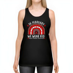 In February We Wear Red Heart Disease Awareness Tank Top 2 2