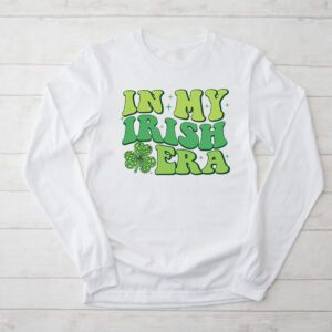 In My Irish Era Funny Groovy Saint Patrick's Day Longsleeve Tee