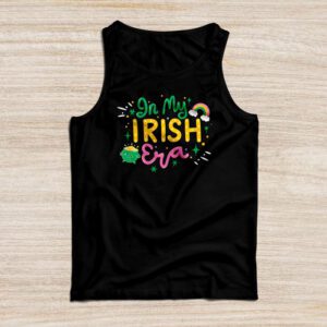 In My Irish Era Funny Groovy Saint Patrick's Day Tank Top