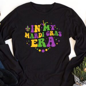 In My Mardi Gras Era Festival Retro Carnival Holiday Longsleeve Tee 1 1