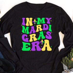 In My Mardi Gras Era Festival Retro Carnival Holiday Longsleeve Tee 1 3