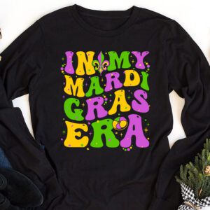 In My Mardi Gras Era Festival Retro Carnival Holiday Longsleeve Tee 1 5