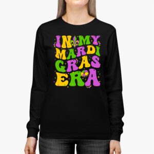 In My Mardi Gras Era Festival Retro Carnival Holiday Longsleeve Tee 2 5