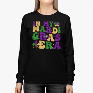 In My Mardi Gras Era Festival Retro Carnival Holiday Longsleeve Tee 2 8