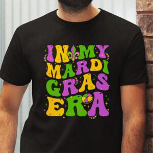 In My Mardi Gras Era Festival Retro Carnival Holiday T Shirt 2 5