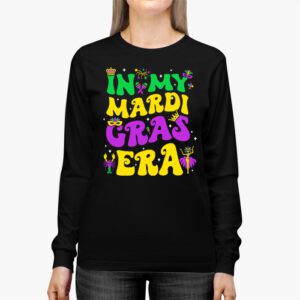 In My Mardi Gras Era Heart Fleur de lis Symbol Festival Longsleeve Tee 2 1