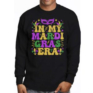 In My Mardi Gras Era Heart Fleur de lis Symbol Festival Longsleeve Tee 3 4